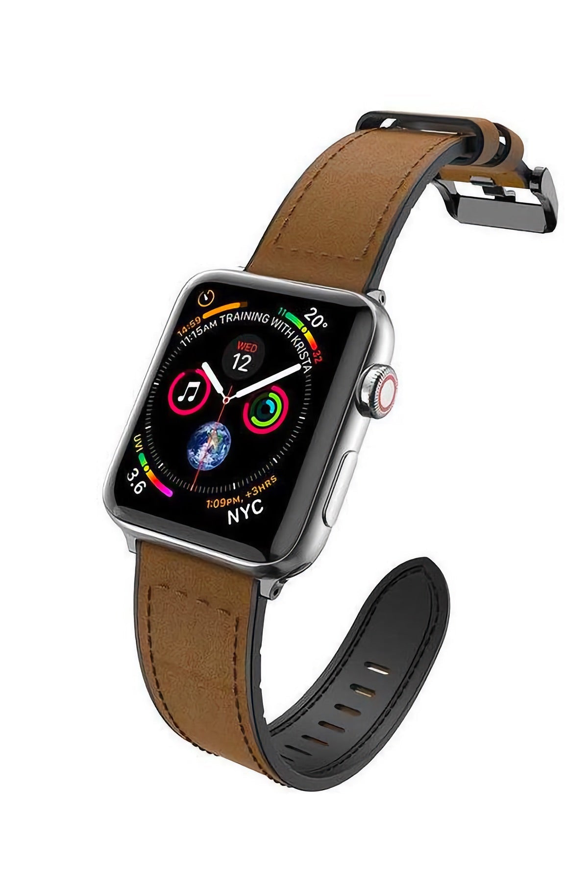 Apple Watch Uyumlu Hybrid Deri Kordon