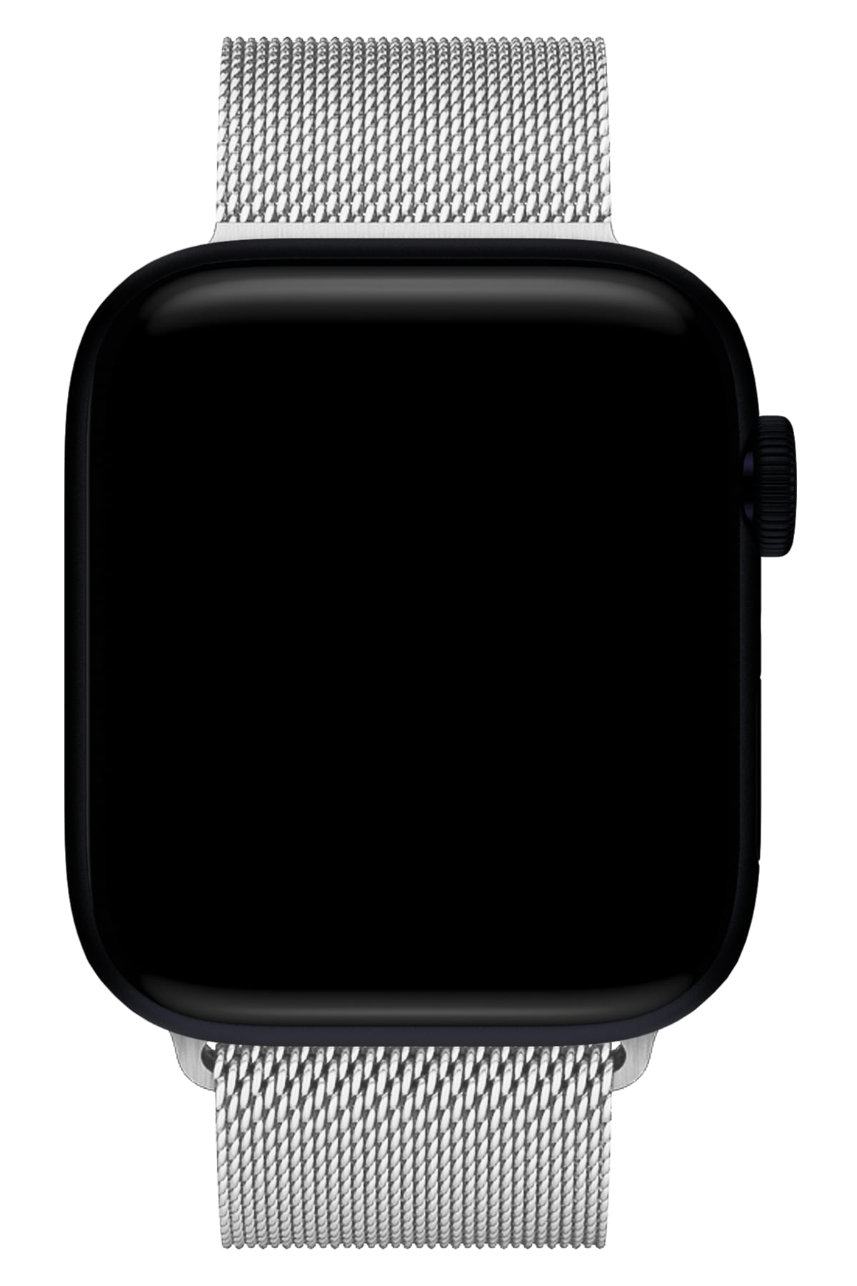 Apple Watch Ultra Uyumlu İnce Örgü Milano Loop Gümüş  bikordon