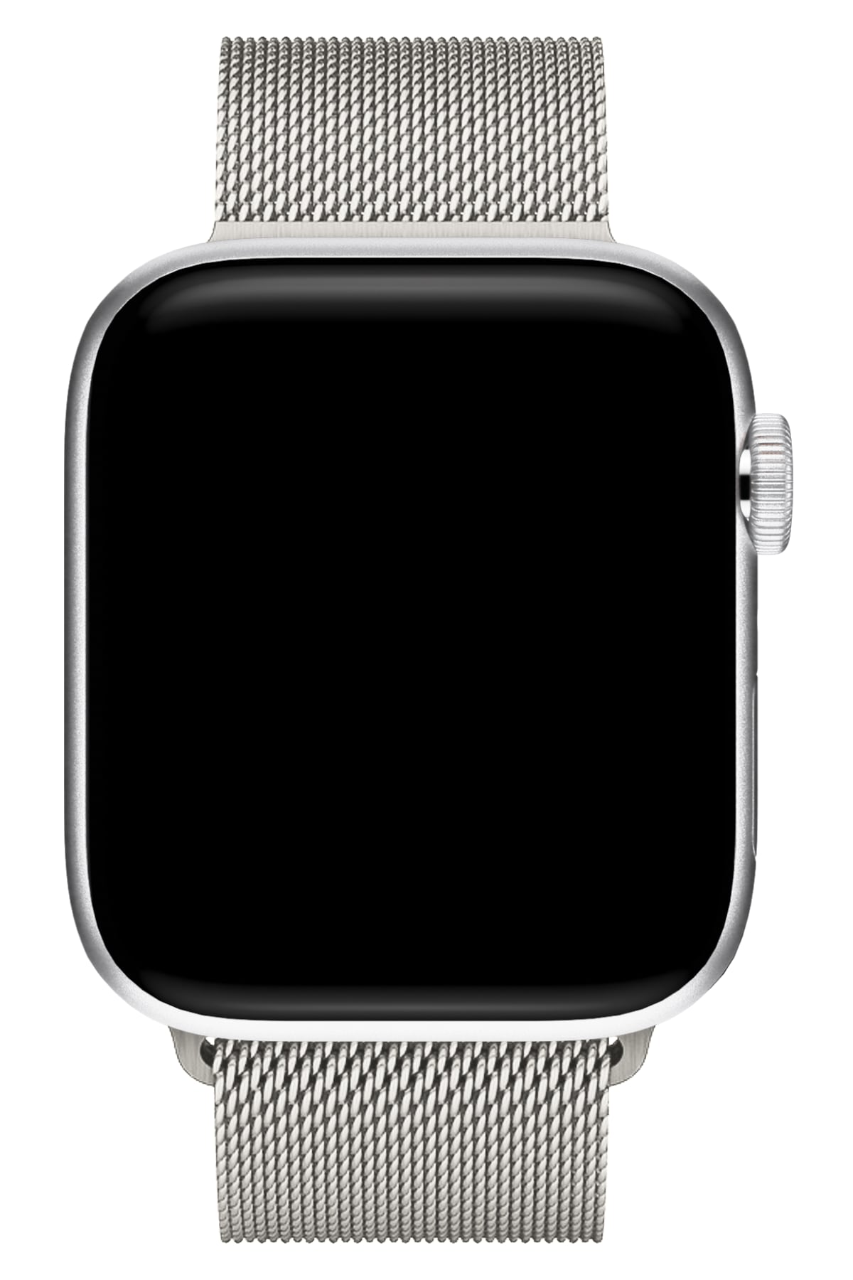 Apple Watch Ultra Uyumlu İnce Örgü Milano Loop Titanyum  bikordon