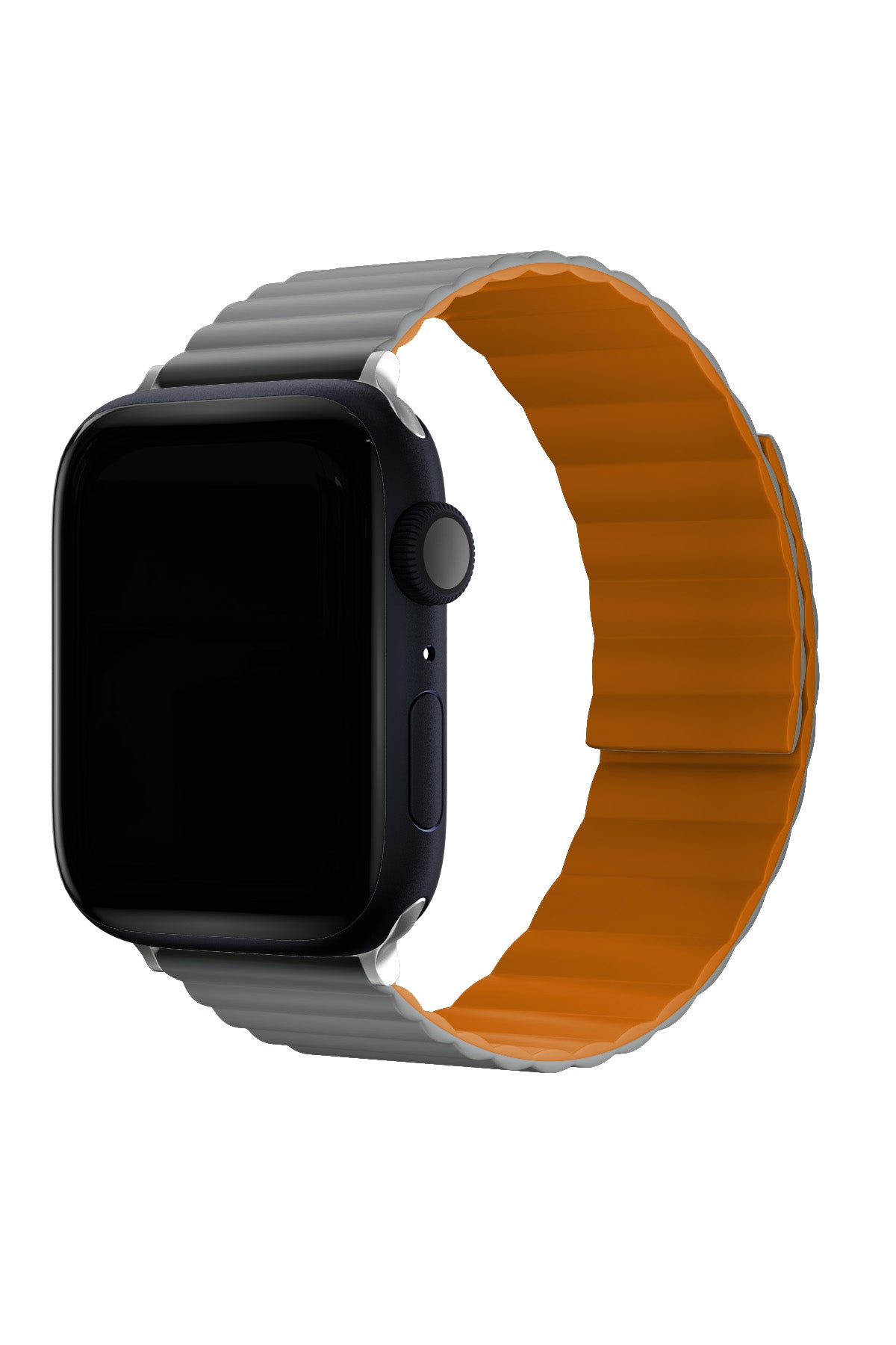 Apple Watch Uyumlu Baklalı Louis Loop Kordon Dark Orange  bikordon