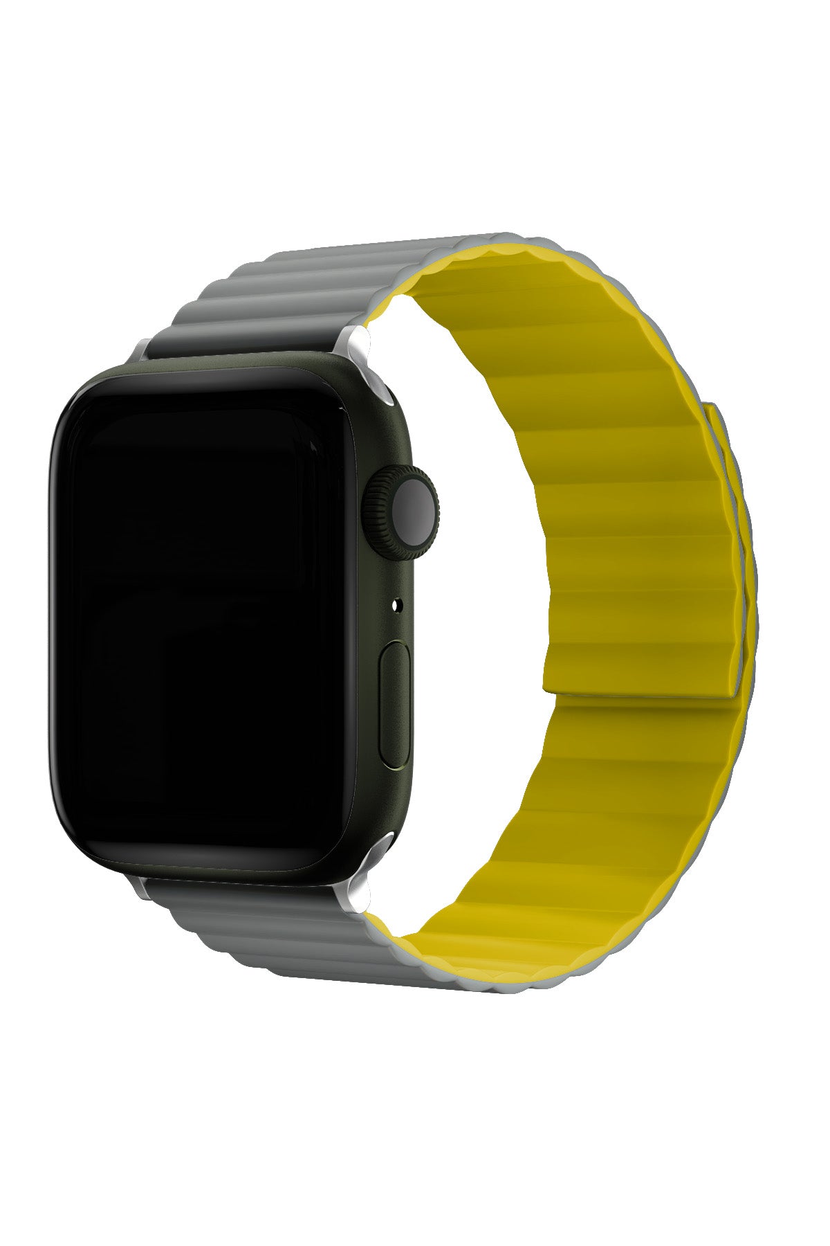 Apple Watch Uyumlu Baklalı Louis Loop Kordon Medium Gray  bikordon