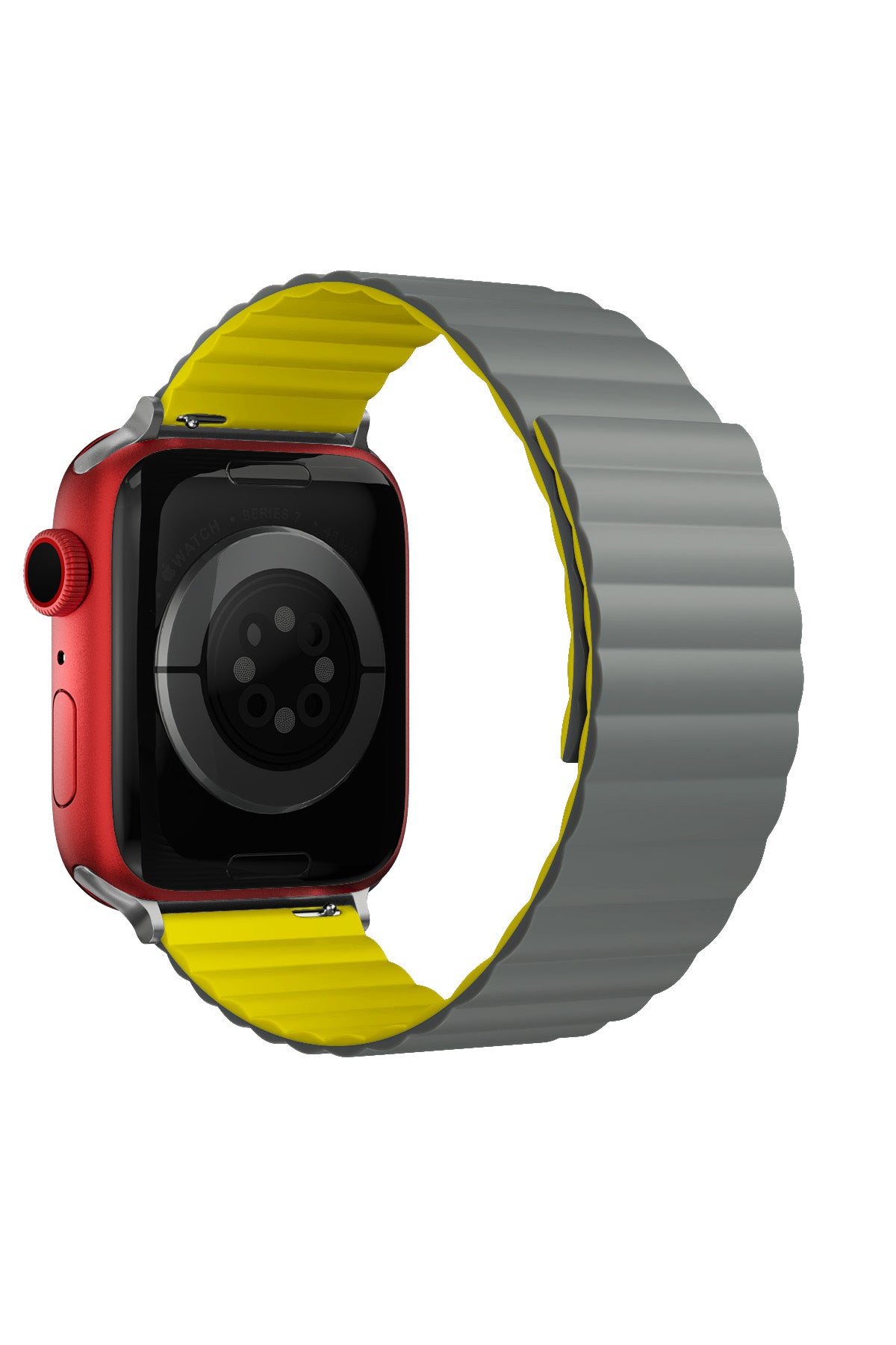 Apple Watch Uyumlu Baklalı Louis Loop Kordon Medium Gray  bikordon