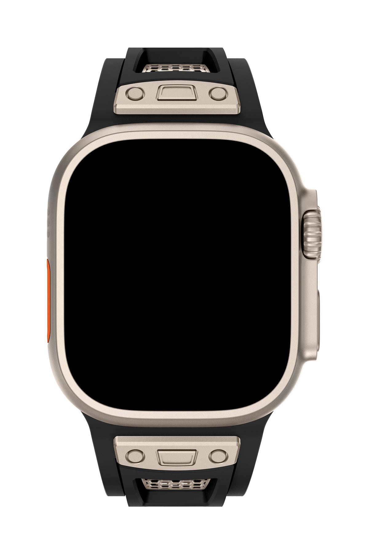 Apple Watch Uyumlu Hexagon Loop Silikon Kordon Siyah  bikordon