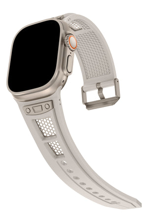 Apple Watch Uyumlu Hexagon Loop Silikon Kordon Starlight  bikordon