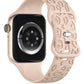 Apple Watch Uyumlu Leoline Silikon Spor Kordon Blush Sand bikordon