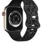 Apple Watch Uyumlu Leoline Silikon Spor Kordon Obsidian Glow bikordon