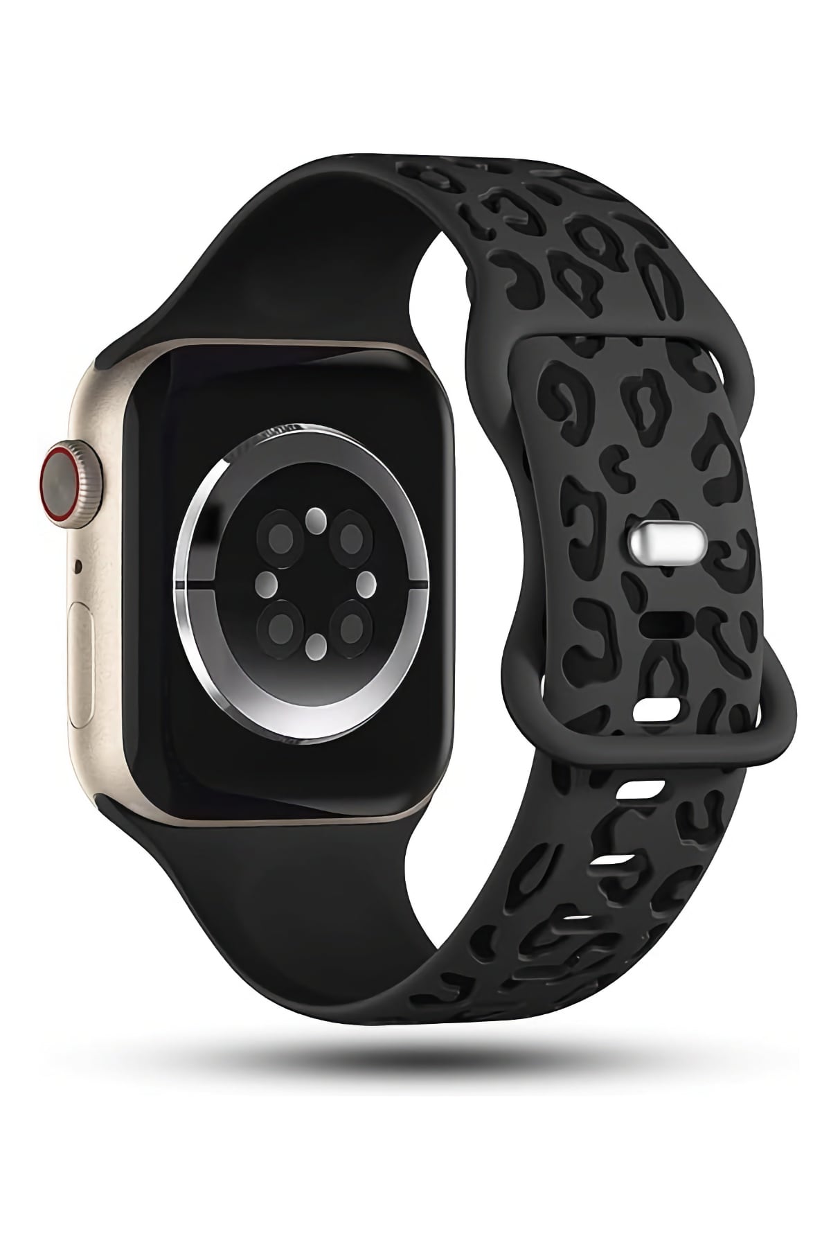 Apple Watch Uyumlu Leoline Silikon Spor Kordon Obsidian Glow bikordon