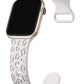 Apple Watch Uyumlu Leoline Silikon Spor Kordon Pearl Frost bikordon