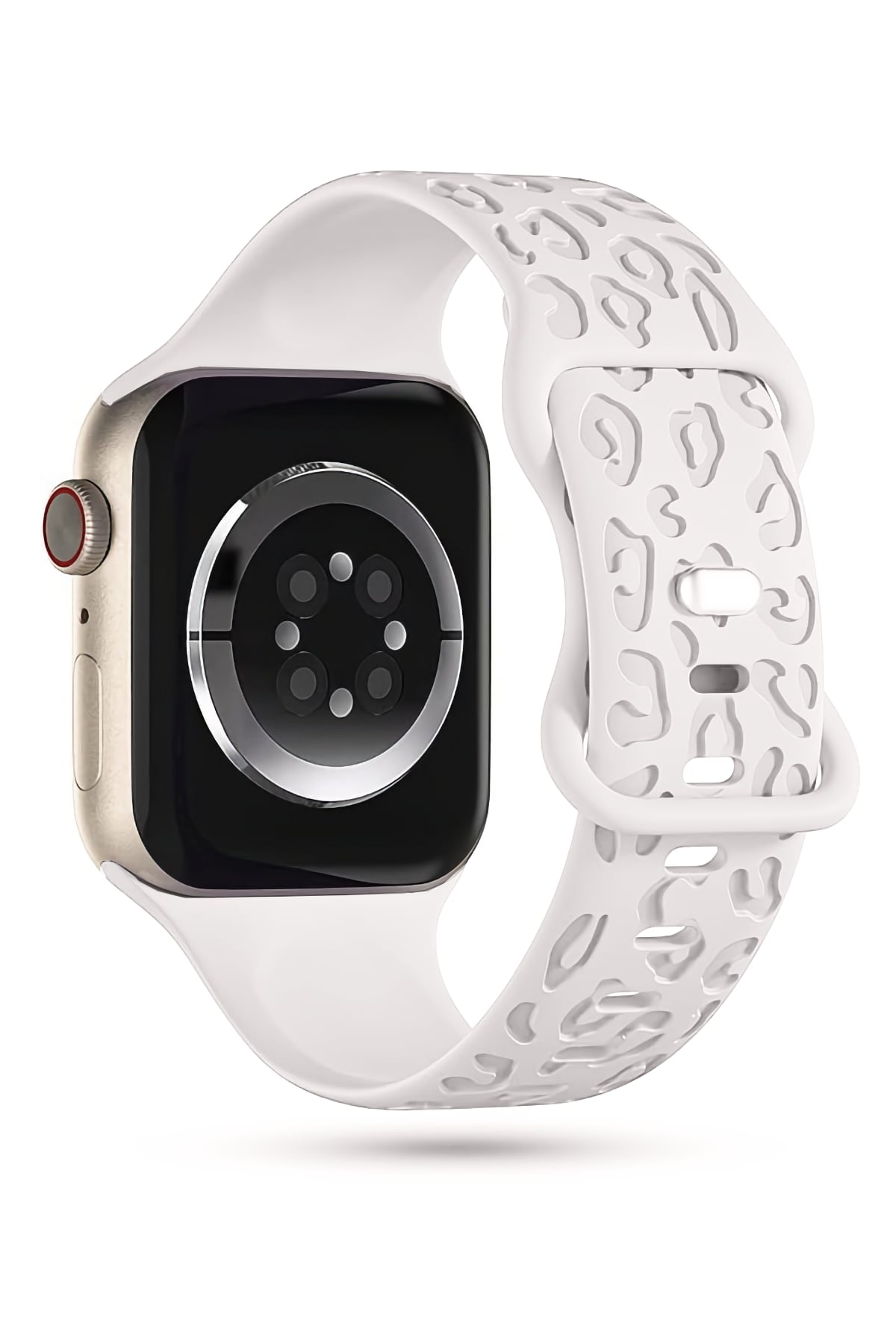 Apple Watch Uyumlu Leoline Silikon Spor Kordon Pearl Frost bikordon