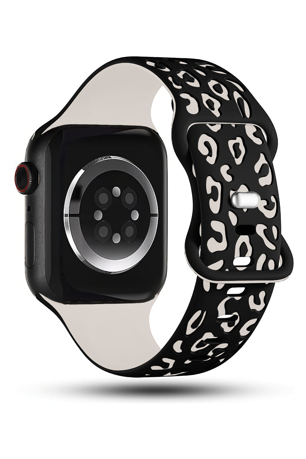 Apple Watch Uyumlu Leoline Silikon Spor Kordon Shadow Ash bikordon