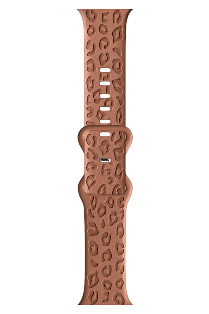 Apple Watch Uyumlu Leoline Silikon Spor Kordon Terracotta Glow bikordon