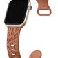 Apple Watch Uyumlu Leoline Silikon Spor Kordon Terracotta Glow bikordon