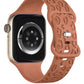 Apple Watch Uyumlu Leoline Silikon Spor Kordon Terracotta Glow bikordon