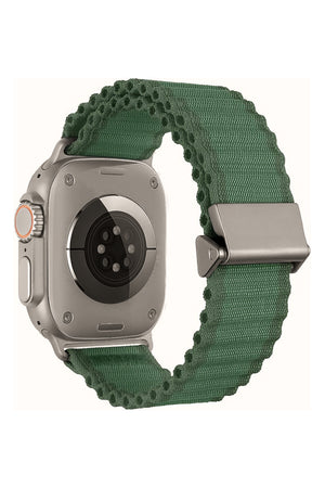 Apple Watch Uyumlu Round Pipe Kordon Emerald Mist bikordon