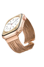 Apple Watch Uyumlu Tassel Chain Kordon Rose Gold bikordon