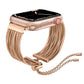 Apple Watch Uyumlu Tassel Chain Kordon Rose Gold bikordon