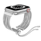 Apple Watch Uyumlu Tassel Chain Kordon Silver bikordon