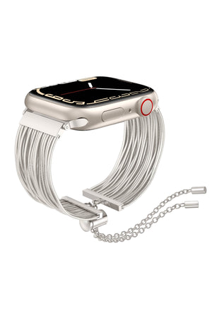 Apple Watch Uyumlu Tassel Chain Kordon Starlight