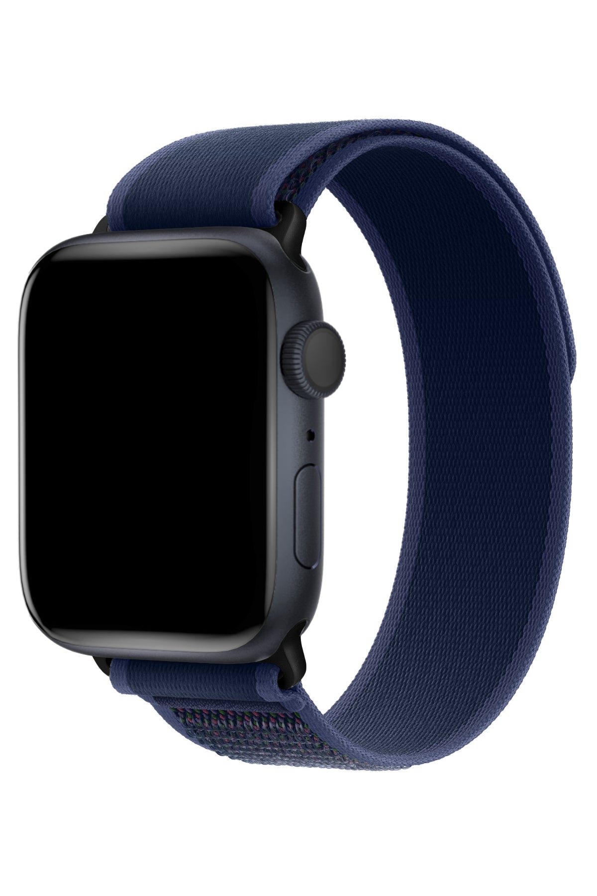 Apple Watch Uyumlu Trail Loop Kordon Siyah Tokalı Blueo bikordon