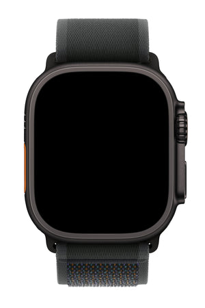 Apple Watch Uyumlu Trail Loop Kordon Siyah Tokalı Smoky bikordon