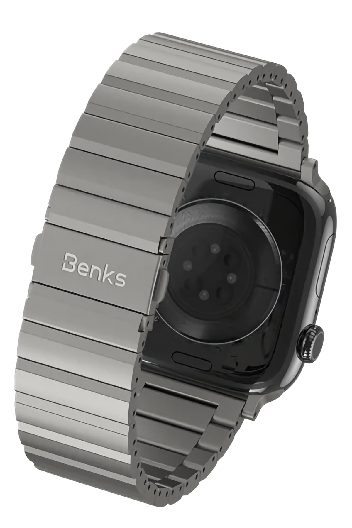 Benks Aero Titan Apple Watch Uyumlu Titanyum Kordon Gri Benks