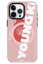Youngkit Binfen iPhone 15 Pro Max Magsafe Uyumlu Pembe Kılıf  Youngkit