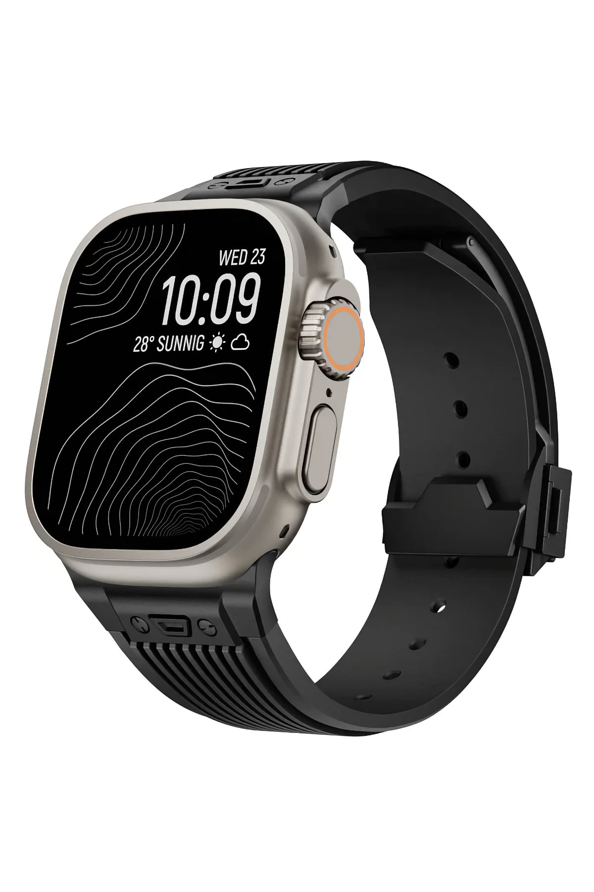 Apple Watch Uyumlu Streamlined Silikon Kordon Black Olido  bikordon