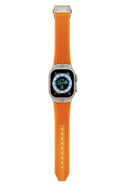 Apple Watch Uyumlu Streamlined Silikon Kordon Burnt  bikordon