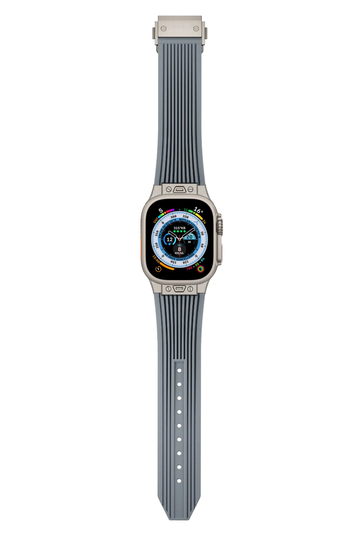 Apple Watch Uyumlu Streamlined Silikon Kordon Ciner  bikordon