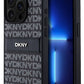 DKNY Texture Pattern iPhone 15 Pro Kılıf Siyah  DKNY