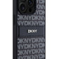 DKNY Texture Pattern iPhone 15 Pro Kılıf Siyah  DKNY