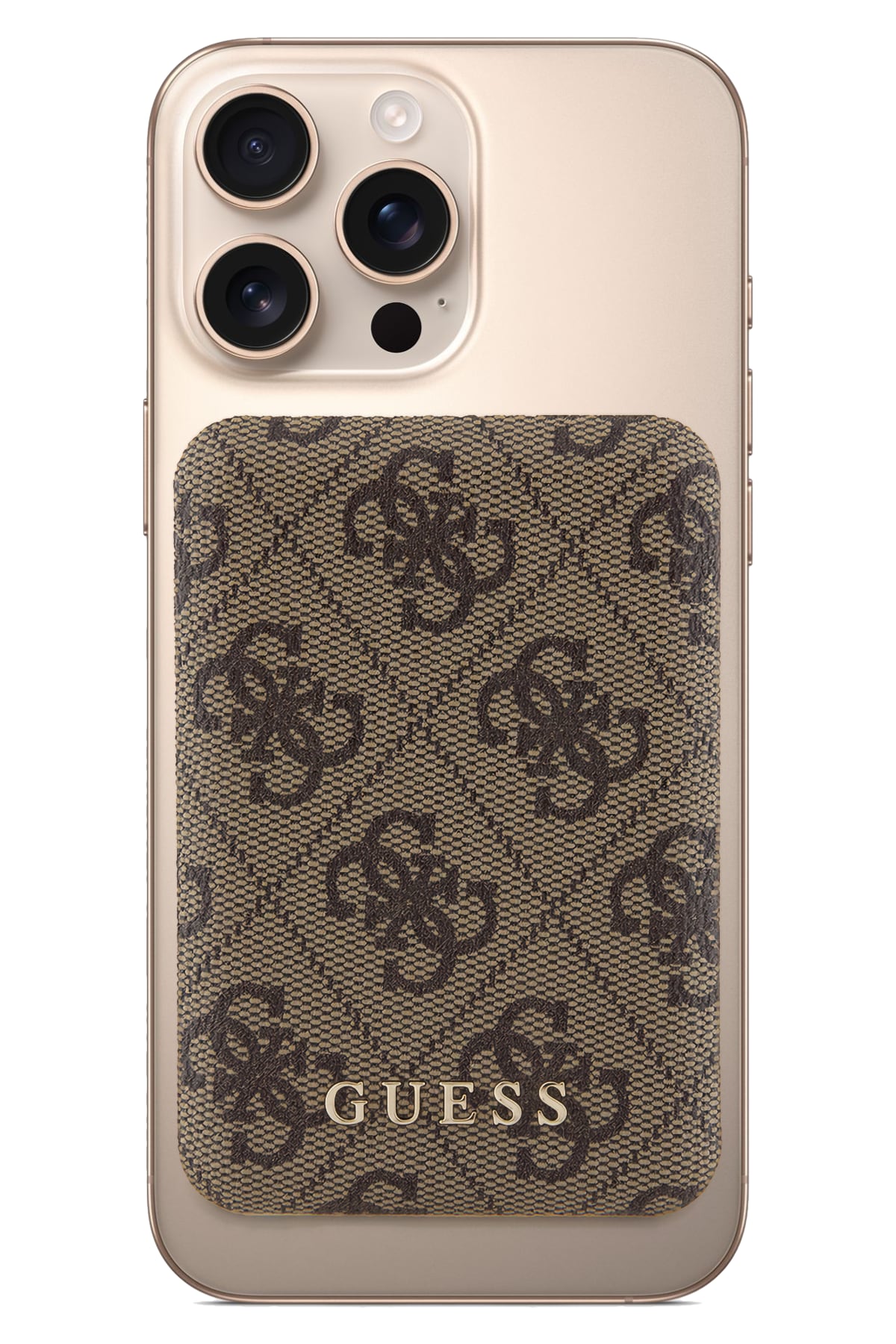 Guess 4G Desenli 5000 mAh 15w Magsafe Powerbank Kahverengi Guess