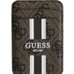 Guess Classic 4G Desenli iPhone 16 Pro Magsafe Uyumlu Kredi Kartlıklı Kılıf Kahverengi Guess