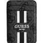 Guess Classic 4G Desenli iPhone 16 Pro Magsafe Uyumlu Kredi Kartlıklı Kılıf Siyah Guess