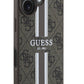 Guess Printed 4G Şerit Logolu iPhone 16 Magsafe Uyumlu Kılıf Kahverengi  Guess