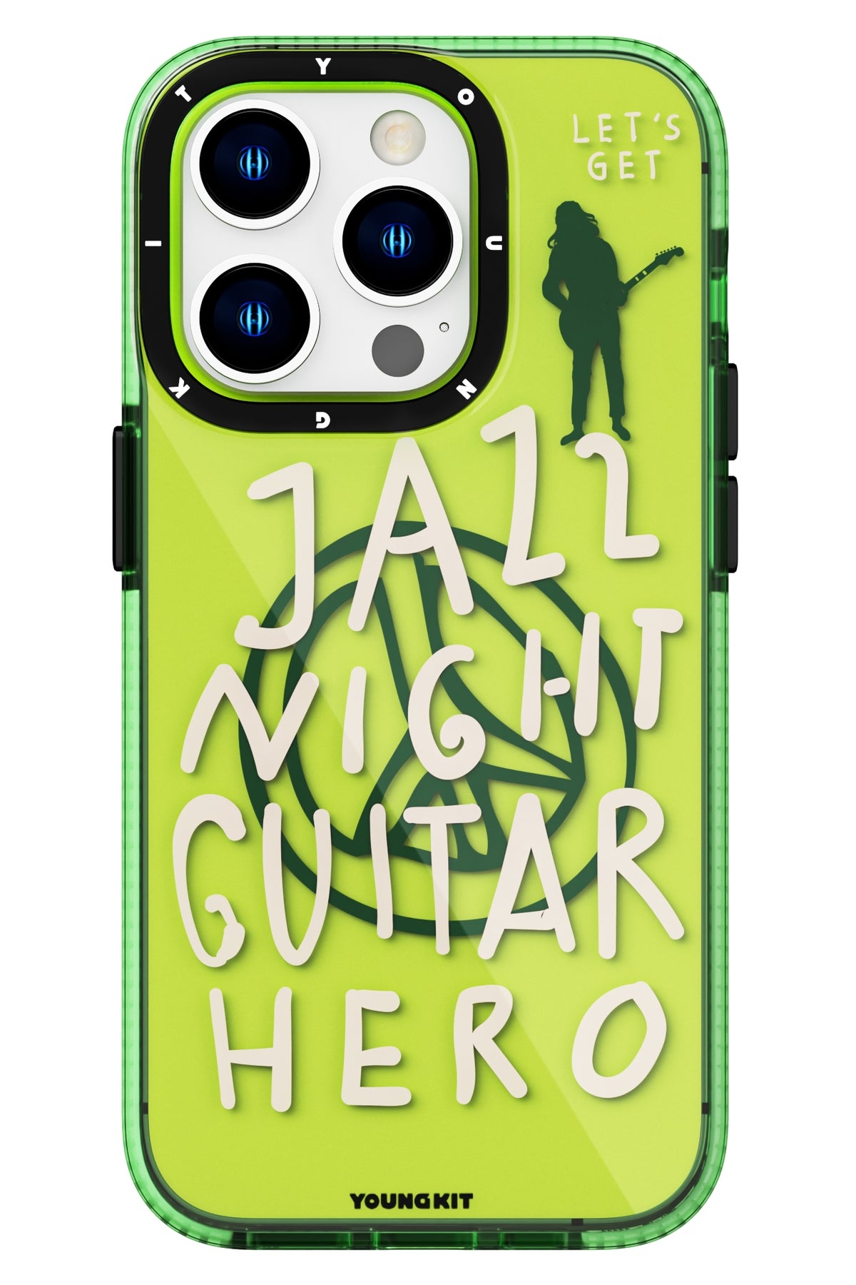 Youngkit Jazz iPhone 14 Pro Yeşil Kılıf  Youngkit