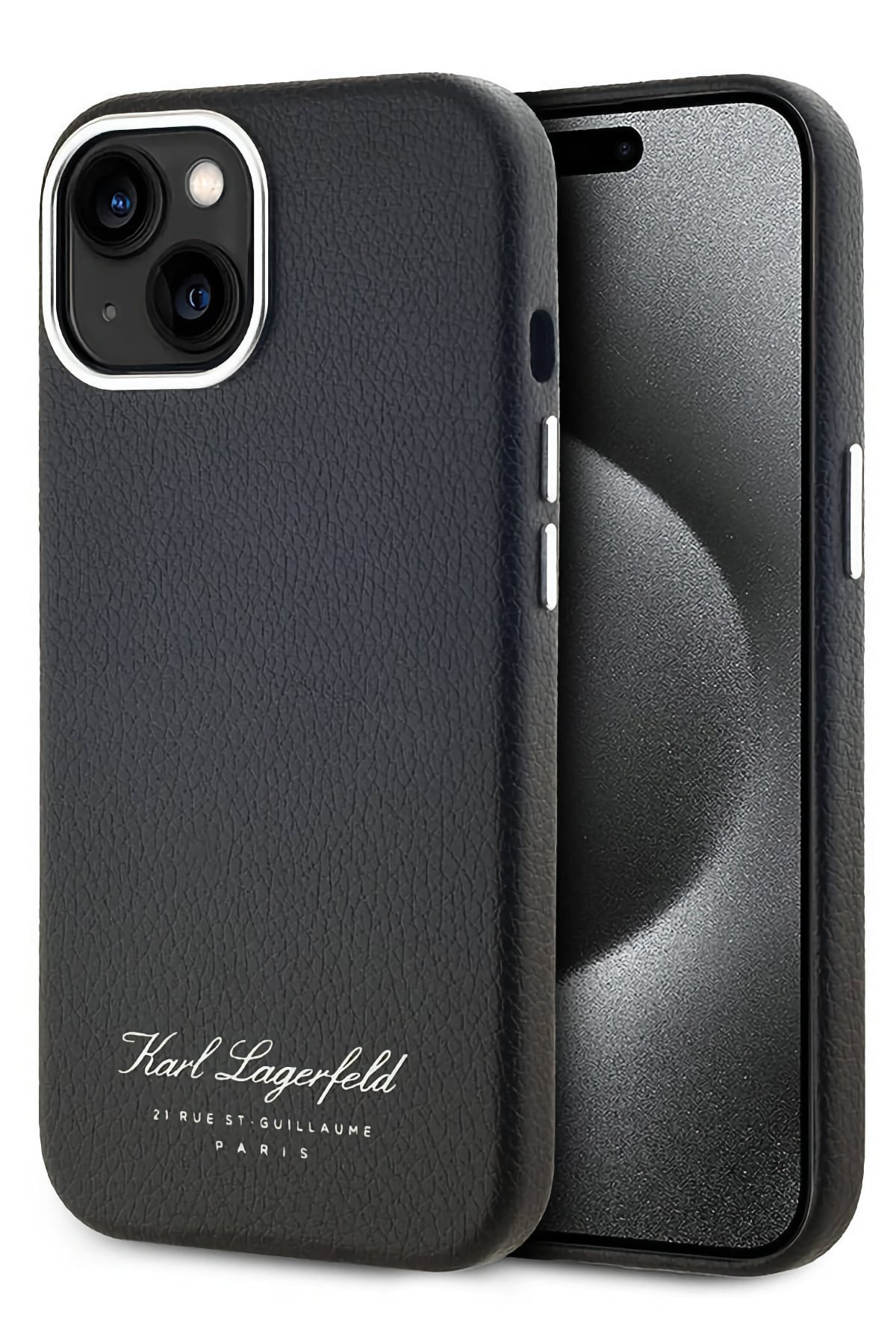 Karl Lagerfeld Hotel iPhone 14 Kılıf Siyah  Karl Lagerfeld