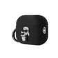 Karl Lagerfeld Karl & Choupette Apple Airpods Pro 2. Nesil Kılıf Siyah  Karl Lagerfeld