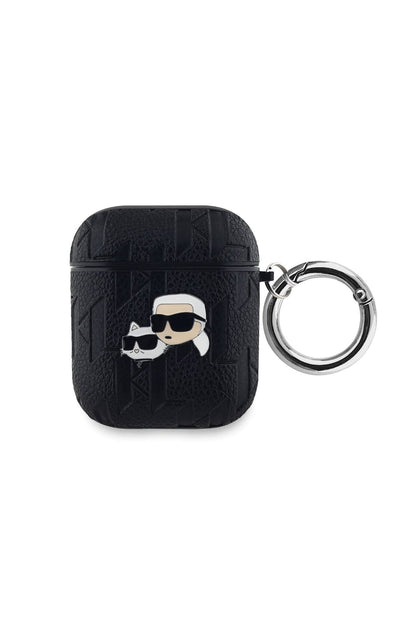 Karl Lagerfeld Monogram Apple Airpods 2. Nesil Kılıf Siyah  Karl Lagerfeld