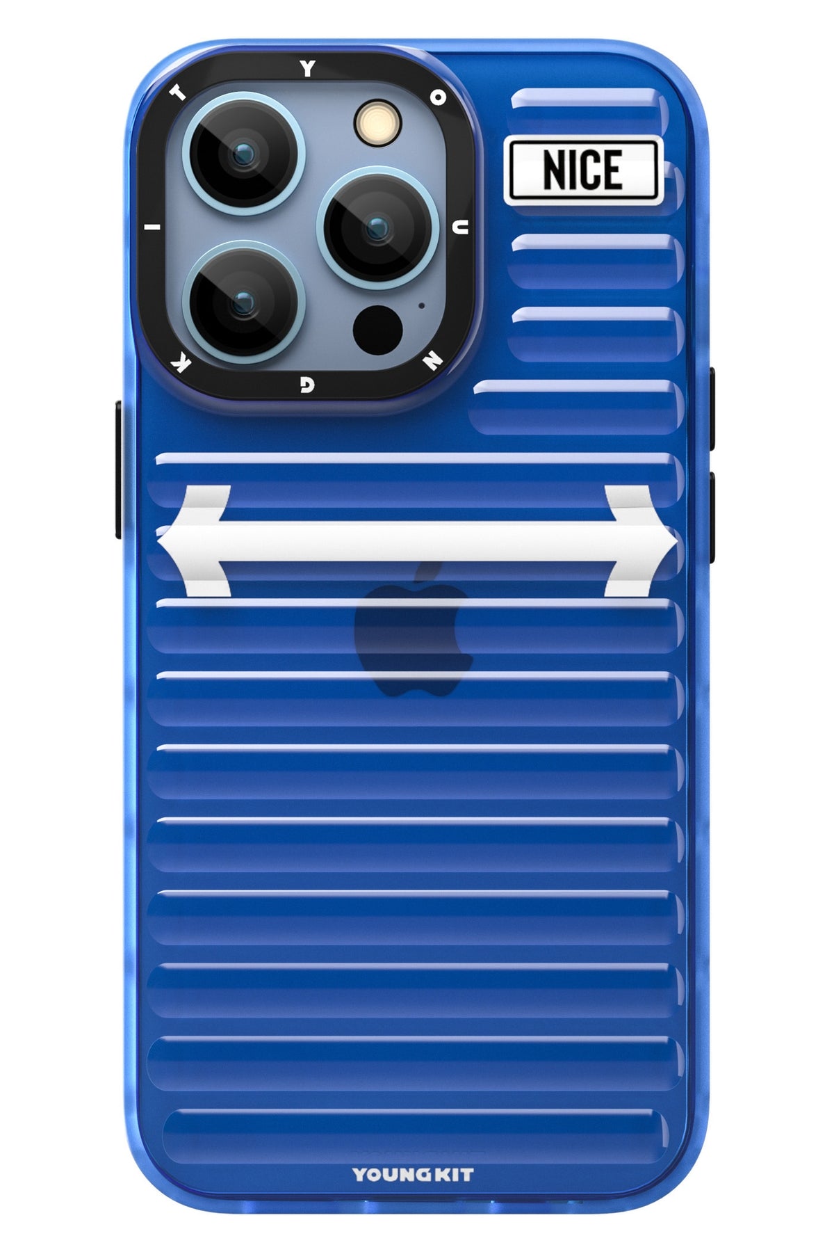 Youngkit Luggage Firefly iPhone 14 Pro Sierra Mavi Kılıf  Youngkit