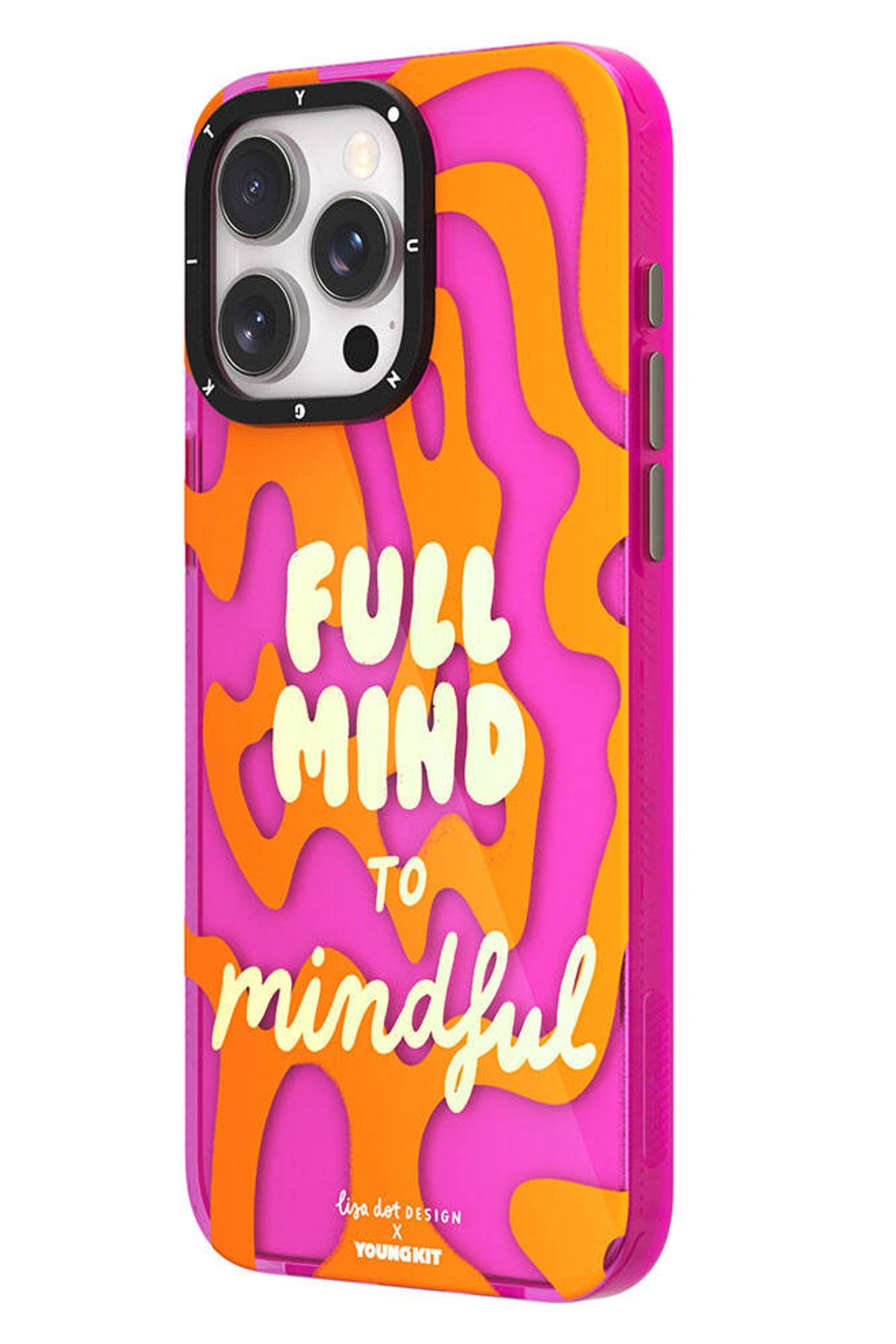 Youngkit Mindfullness iPhone 15 Pro Uyumlu Mor Kılıf  Youngkit