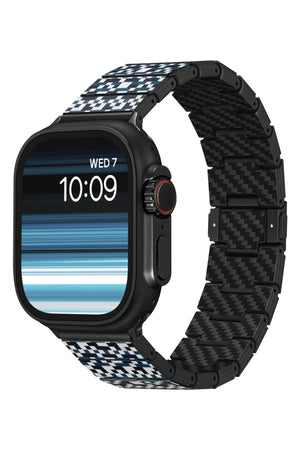 Pitaka Apple Watch / Ultra Karbon Fiber Kordon Mosaic