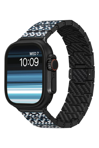 Pitaka Apple Watch / Ultra Karbon Fiber Kordon Mosaic