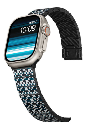 Pitaka Apple Watch / Ultra Karbon Fiber Kordon Mosaic