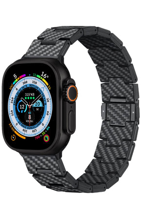 Pitaka Apple Watch / Ultra Karbon Fiber Kordon Retro