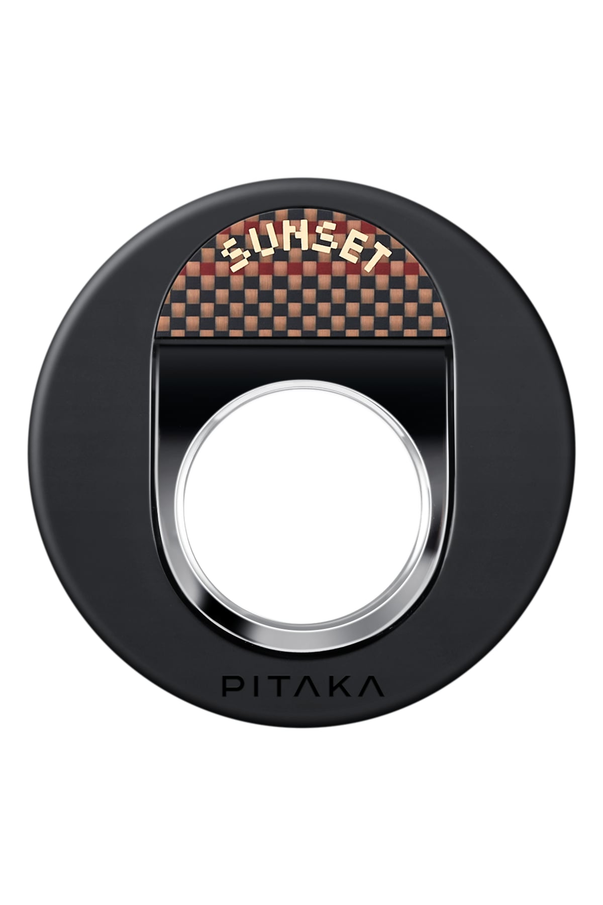 Pitaka Aramid Fiber MagEZ Grip 3 Magsafe Magnetik Ring Stand Telefon Tutucu Sunset Pitaka