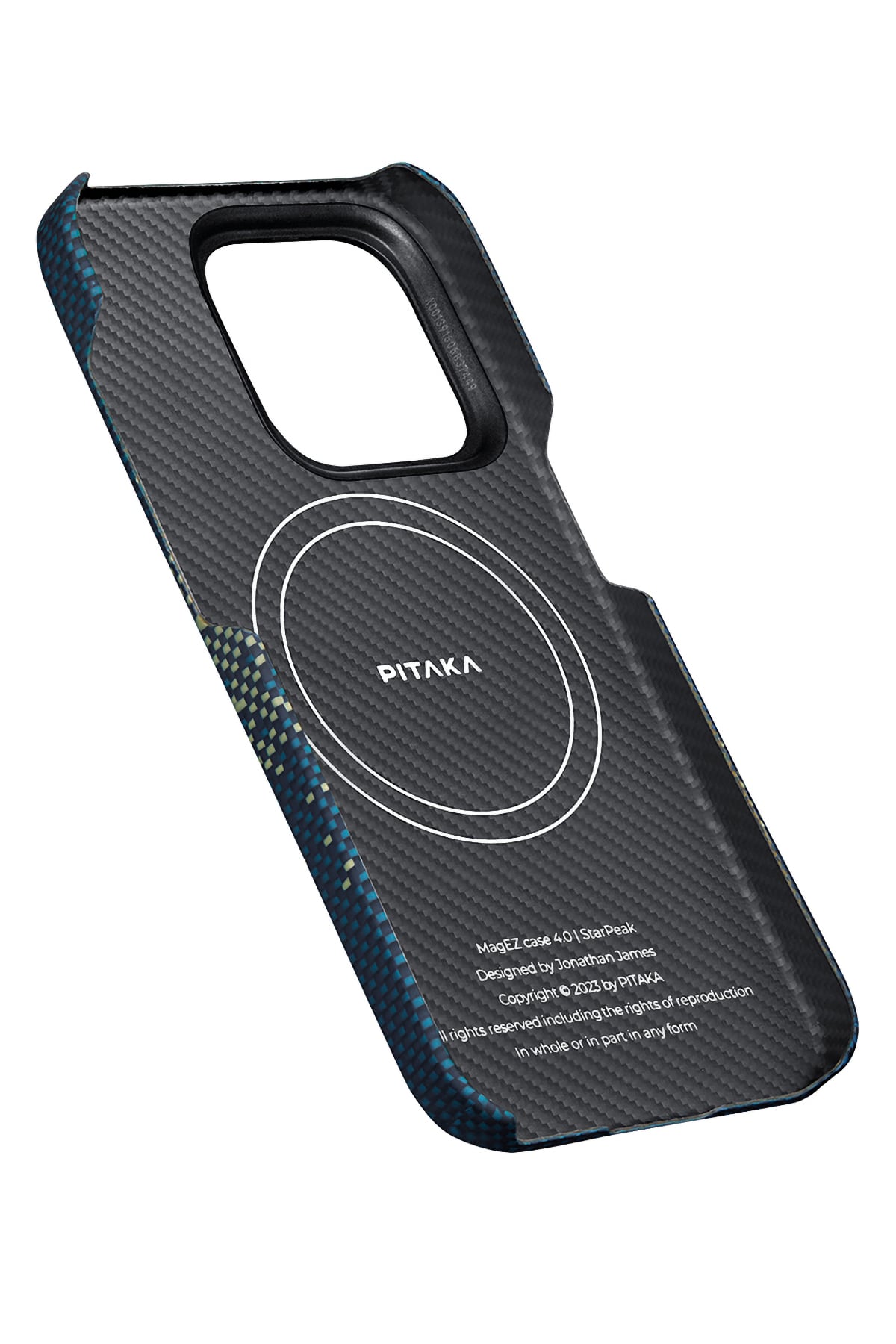 Pitaka Starpeak iPhone 15 Pro MagSafe Uyumlu Aramid Fiber Kılıf Milky Way Galaxy  Pitaka