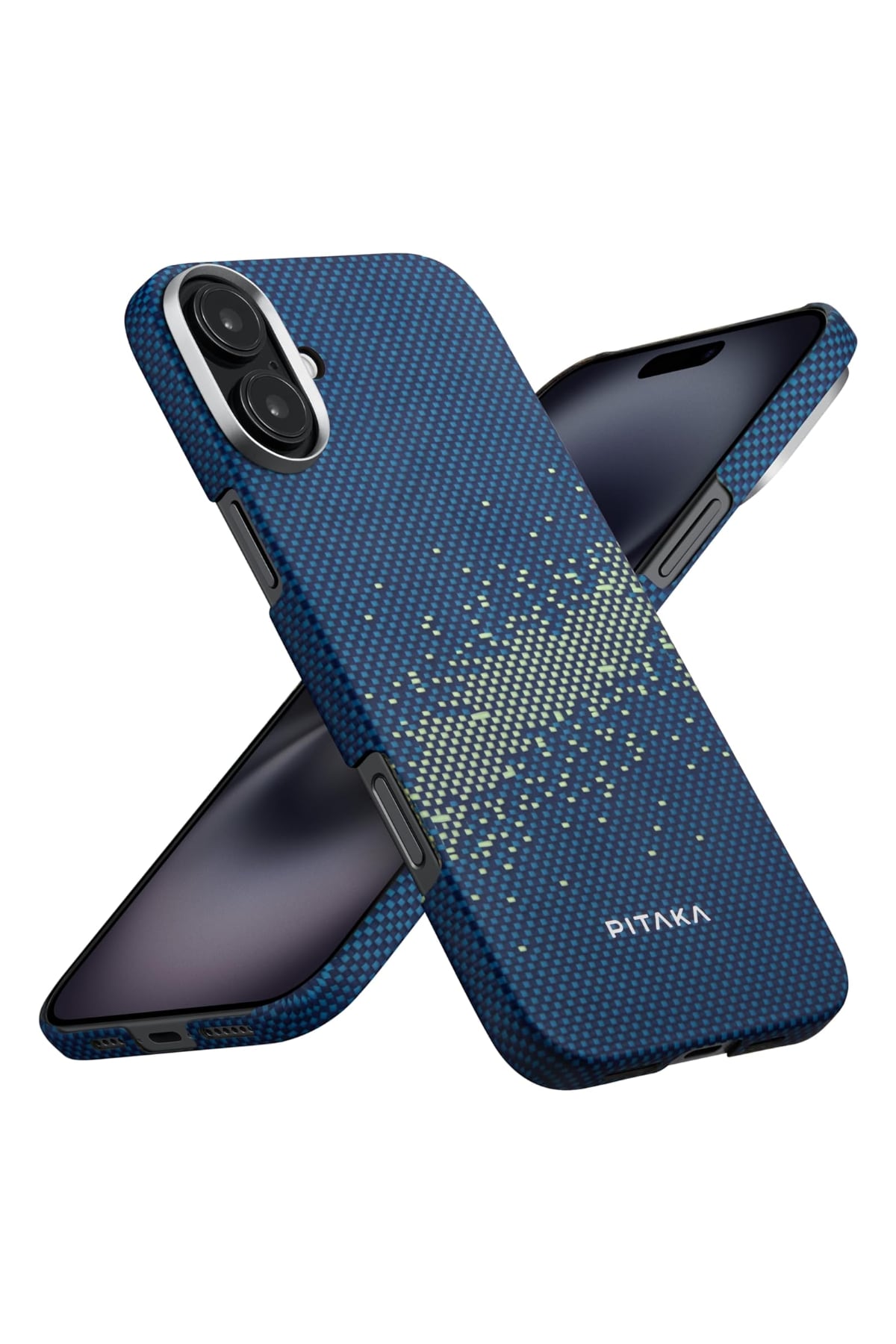 Pitaka Starpeak iPhone 16 Plus MagSafe Uyumlu Aramid Fiber Kılıf Milky Way Galaxy  Pitaka