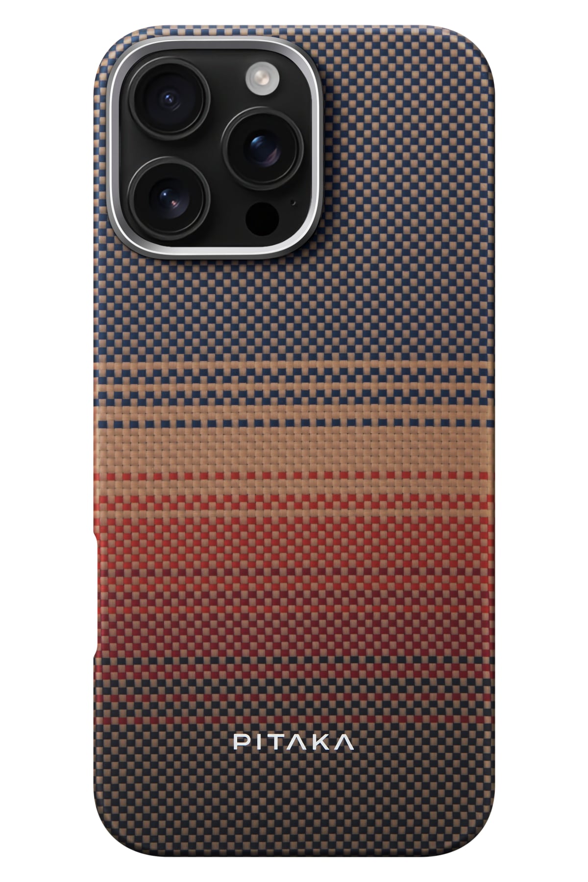 Pitaka Tactile Woven iPhone 16 Pro MagSafe Uyumlu Kılıf Sunset  Pitaka