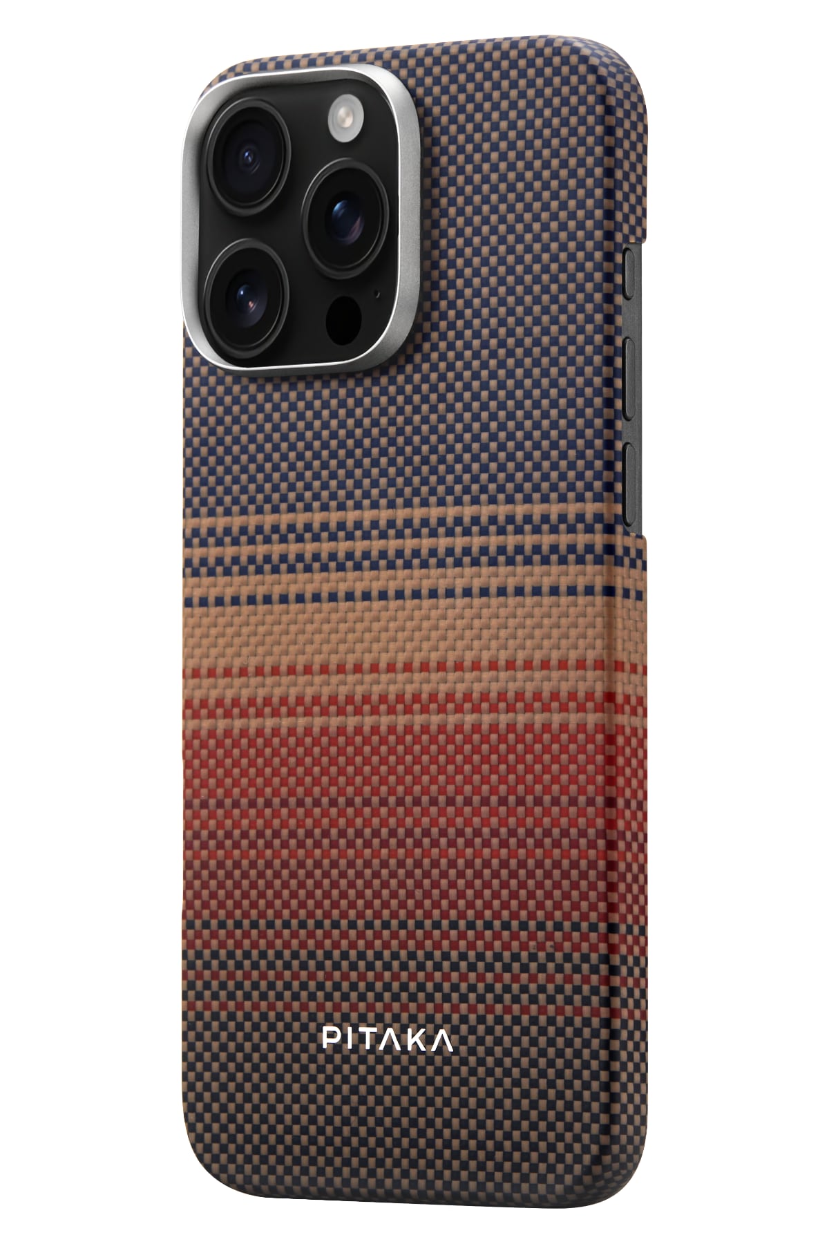 Pitaka Tactile Woven iPhone 16 Pro MagSafe Uyumlu Kılıf Sunset  Pitaka